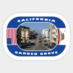 California, Garden Grove City, USA Sticker